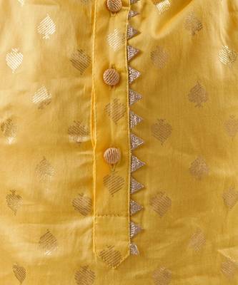 Mehfil yellow boys kurta with pant 4