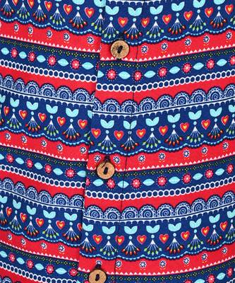 Sassy boho boys blue shirt 5