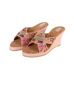 Crystal embellished wedges