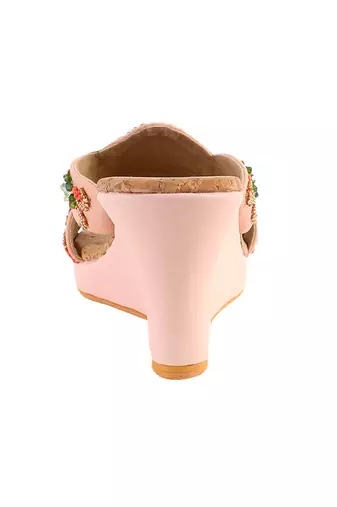 Crystal embellished wedges