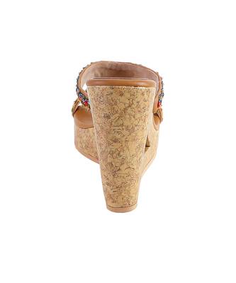 Tikki beads and mirror work heels 3