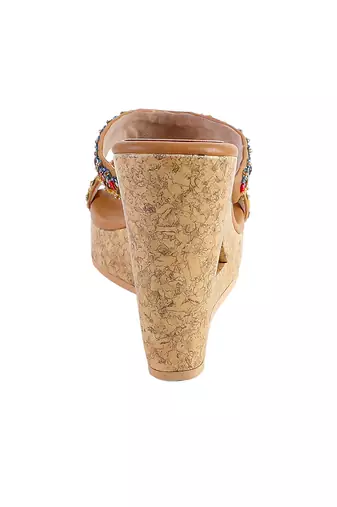 Tikki beads and mirror work heels