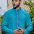 Mens cotton embroidered kurta pajama