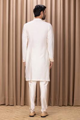 Mens cotton printed kurta pajama 5