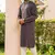Mens cotton embroidered kurta pajama