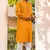 Mens cotton embroidered kurta pajama
