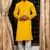Mens cotton embroidered kurta pajama