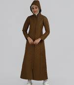 Length 56 | Mustard Brown Premium Winter Jilbab | Silk Route