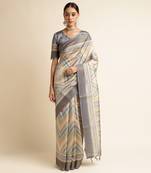 Doi Moi Green Organza Printed Saree For Women (Kajalsilk Green D660/P778)