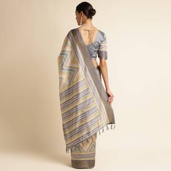 Doi Moi Green Organza Printed Saree For Women (Kajalsilk Green D660/P778) 3