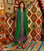 Multi-colour indi-leheriya straight kurta set