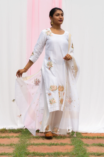 Lotus - light grey suit set