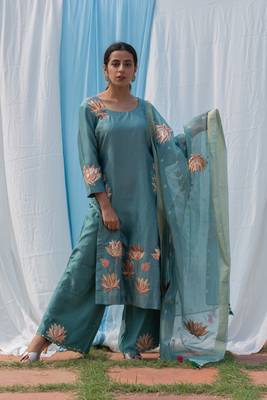Lotus - powder blue suit set 1
