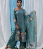 Lotus - powder blue suit set