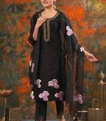 Radhika - black suit set