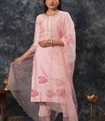 Radhika - onion pink suit set
