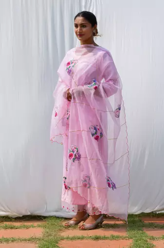 Radhika - pink suit set