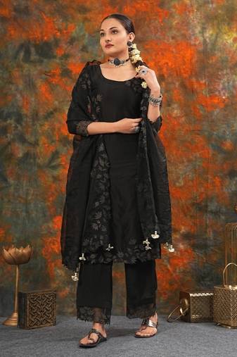 Rajdulari - black suit set