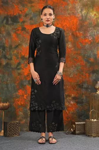 Rajdulari - black suit set