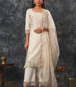 Rajdulari - ivory suit set