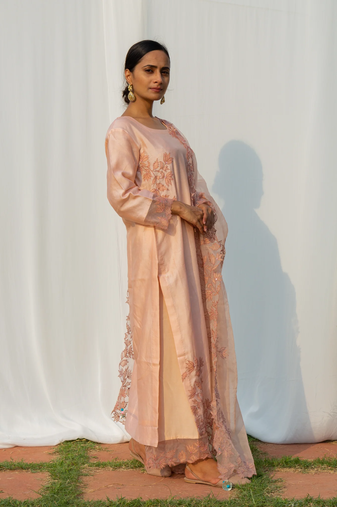 Rajdulari - nude pink suit set