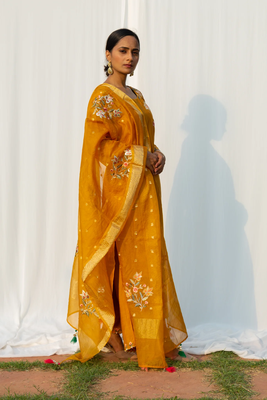 Rajkumari - yellow suit set 1