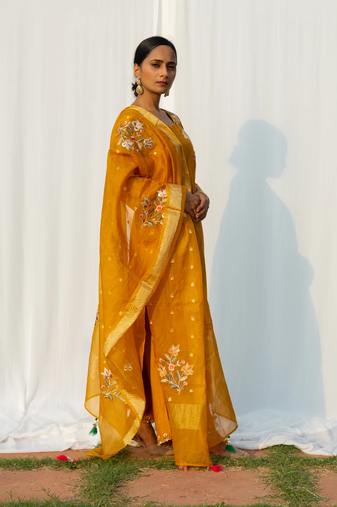 Rajkumari - yellow suit set