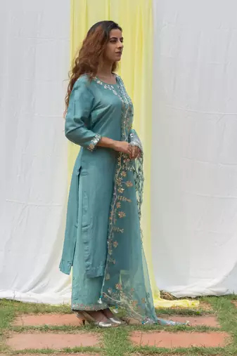 Rajshree - powder blue suit set