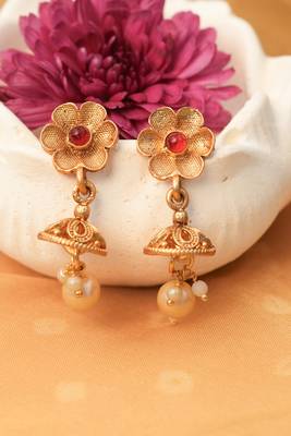 Gold Plated-Plated Traditional Necklace Set. 3
