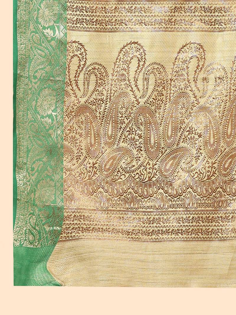 Just Fashion  Art Silk And  Zari Work Sarees With Blouse Attached