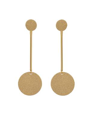 Gold plated pendulum earrings 3