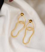 Gold plated mondano earrings