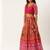 Women's Chinon & Laheriya Patola Print With Sequins Embroidery Lace Border Lehenga Choli