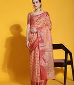 Just Fashion  Art Silk And  Zari Work Sarees With Blouse Attached