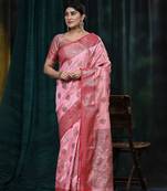 Just Fashion  Art Silk And  Zari Work Sarees With Blouse Attached