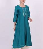 Kumud - turquoise Suit Set