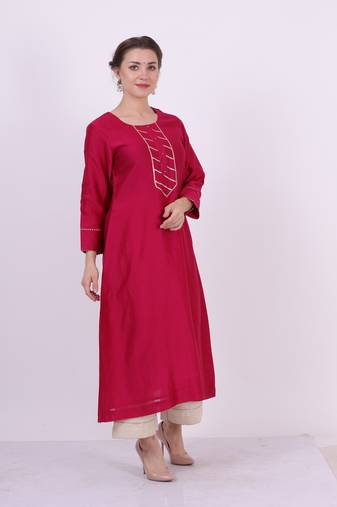 Kumud - Wine Suit Set