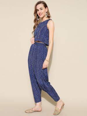 Anushil elegant chundri co-ord set for women - perfect ethnic ensemble - trendy two-piece outfits 4