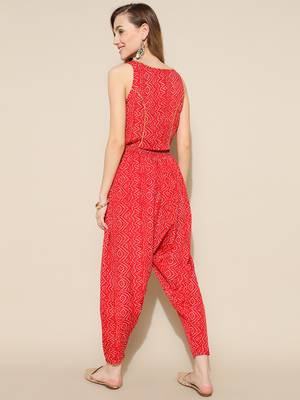 Anushil elegant chundri co-ord set for women - perfect ethnic ensemble - trendy two-piece outfits 3