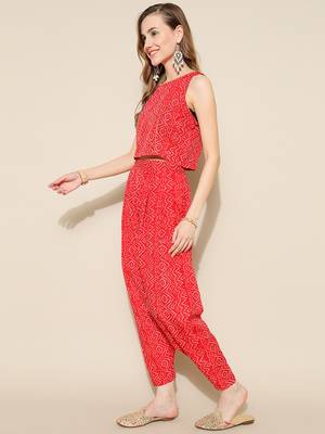 Anushil elegant chundri co-ord set for women - perfect ethnic ensemble - trendy two-piece outfits 5