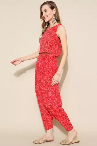 Anushil elegant chundri co-ord set for women - perfect ethnic ensemble - trendy two-piece outfits