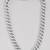Mens hip hop miami  cuban link chain 15mm, 22inch long silver plated necklace | stylish rapper chain for men