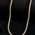 Mens hip hop rhinestone cuban tennis chain 20inch gold plated necklace | chain necklace for men| gold necklace for men