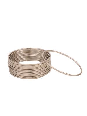 Ethnic Traditional Silver Classic Bangle Set For Women (Set of 12) 3