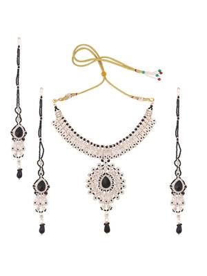 Brass Black Jewelry Set - Bold and Beautiful Ensemble 3