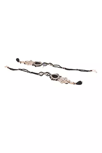 Brass Black Jewelry Set - Bold and Beautiful Ensemble