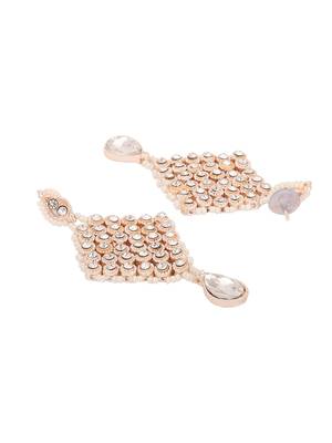 Brass Pink Jewelry Set - Timeless Elegance in Shades of Pink 7