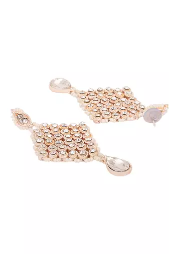 Brass Pink Jewelry Set - Timeless Elegance in Shades of Pink