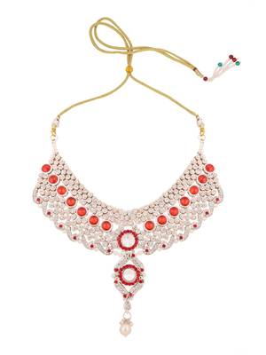 Brass Red Jewelry Set - A Bold Statement of Elegance 5