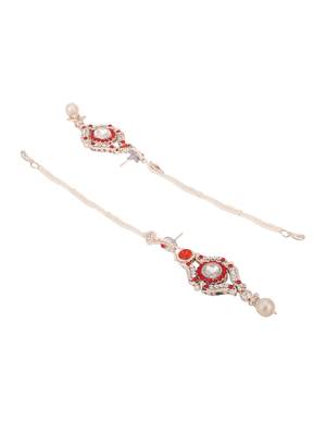 Brass Red Jewelry Set - A Bold Statement of Elegance 7